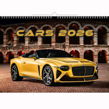 Sports Cars Calendar Calendar A3+ 2026+